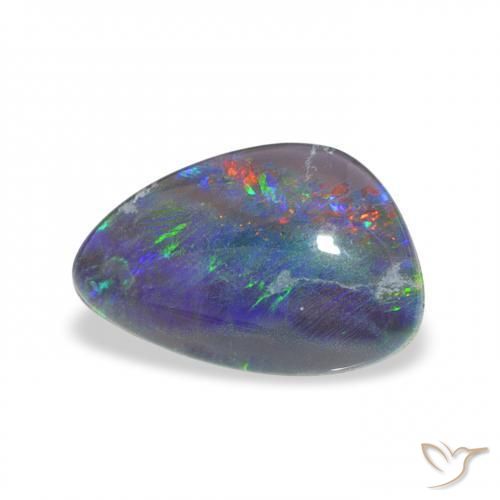Opala Triplet Multicolorido Natural 2.19ct, Chique, Opaco