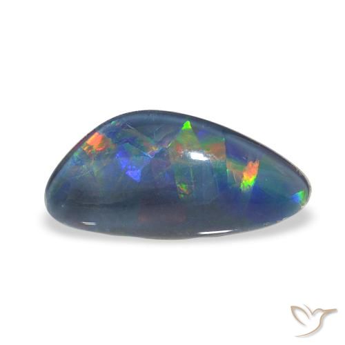 1.89ct Multicolorido Opala Triplet, Chique, Opaco