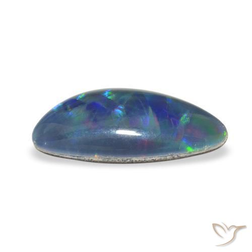Opala Triplet Multicolorido Natural 1.89ct, Chique, Opaco