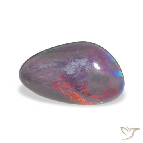 Opala Triplet Multicolorido Natural 3.21ct, Chique, Opaco