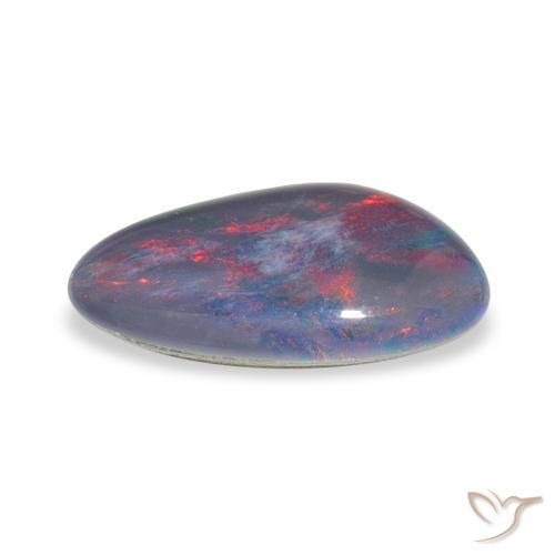 Opala Triplet Multicolorido Natural 3.21ct, Chique, Opaco