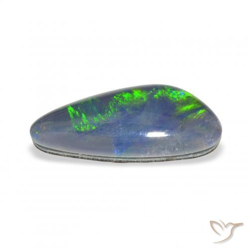 Opala Triplet Multicolorido Natural 4.24ct, Chique, Opaco