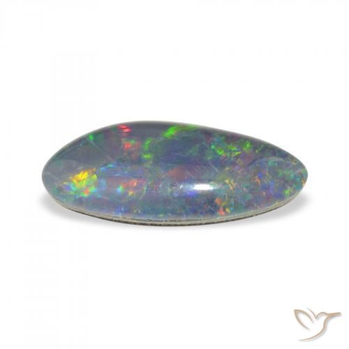 Opala Triplet Multicolorido Natural 3.28ct, Chique, Opaco
