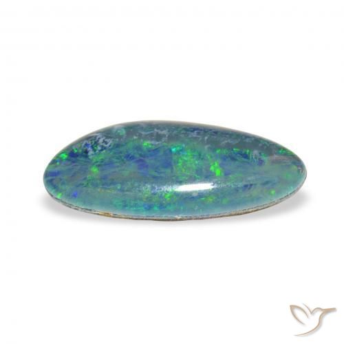 Opala Triplet Multicolorido Natural 2.38ct, Chique, Opaco