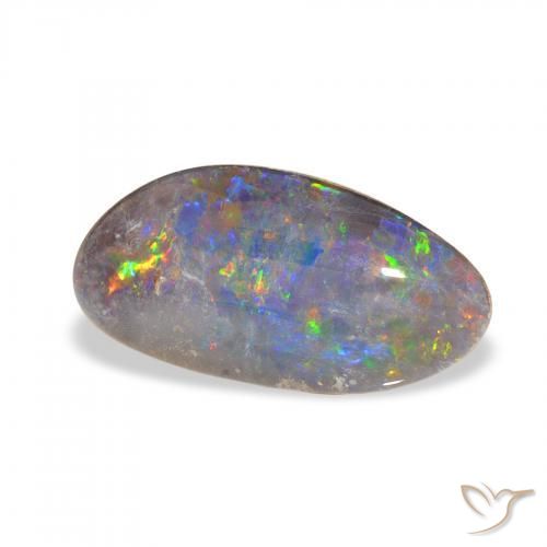 Opala Triplet Multicolorido Natural 3.72ct, Chique, Opaco