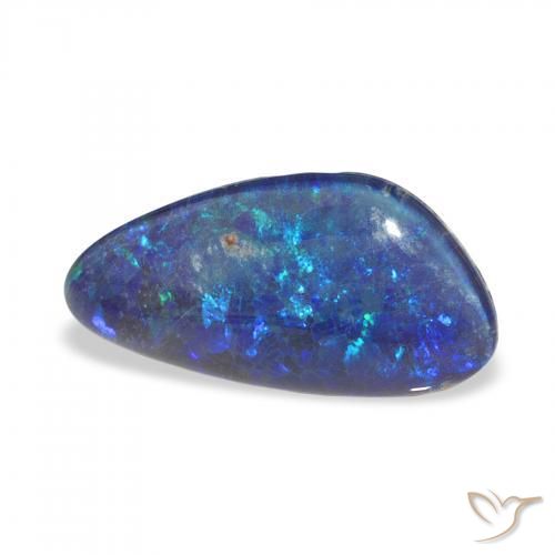 Opala Triplet Multicolorido Natural 3.90ct, Chique, Opaco