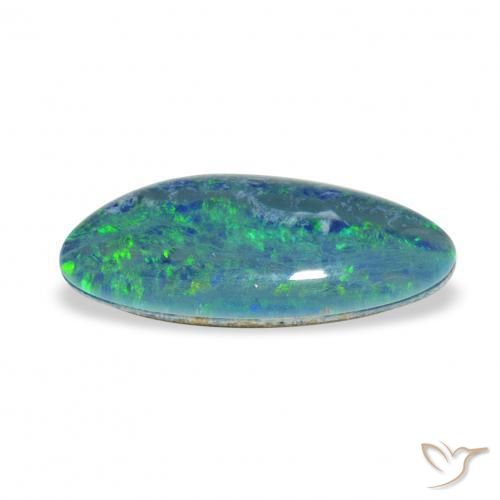 Opala Triplet Multicolorido Natural 2.48ct, Chique, Opaco