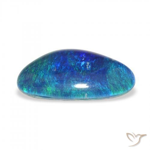 Opala Triplet Multicolorido Natural 4.43ct, Chique, Opaco
