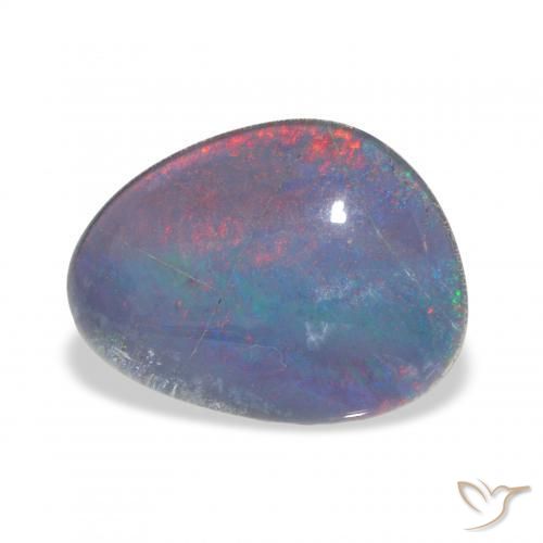 Opala Triplet Multicolorido Natural 6.65ct, Chique, Opaco