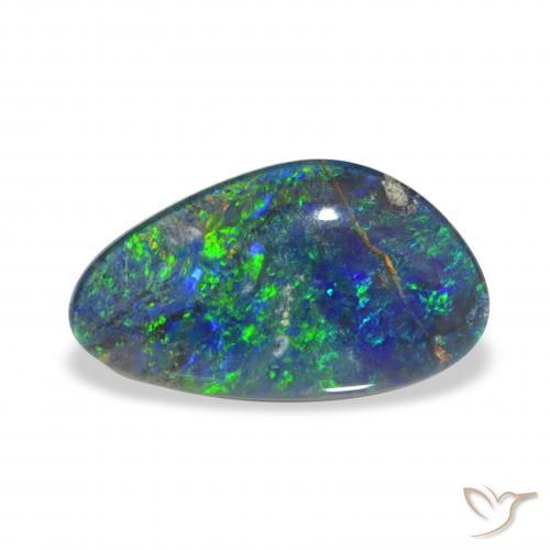 3.32ct Multicolorido Opala Triplet, Chique, Opaco