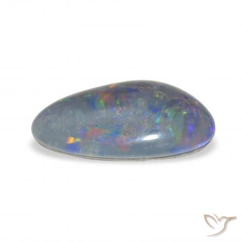 Opala Triplet Multicolorido Natural 3.26ct, Chique, Opaco