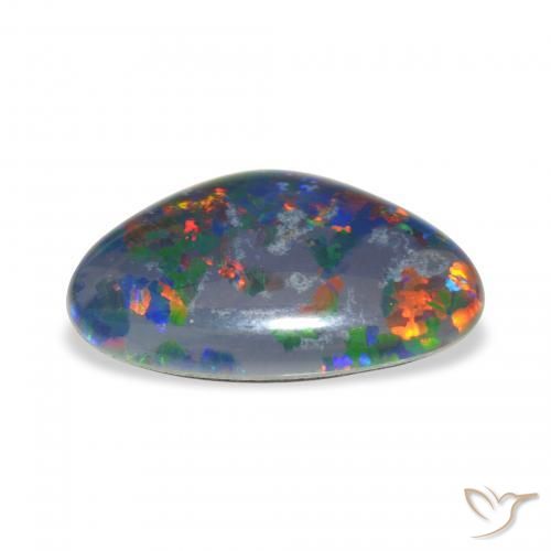 Opala Triplet Multicolorido Natural 6.50ct, Chique, Opaco