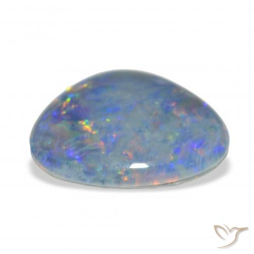 Opala Triplet Multicolorido Natural 8.11ct, Chique, Opaco