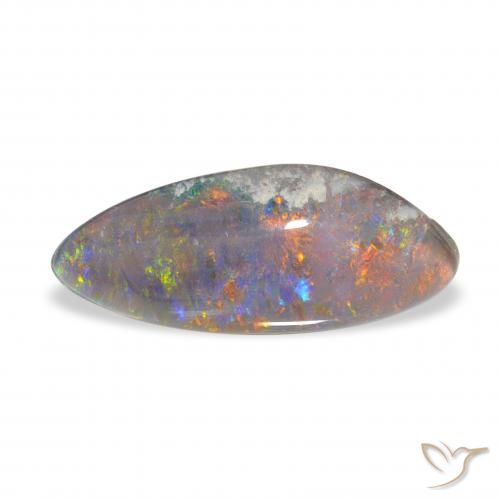 2.41ct Multicolorido Opala Triplet Pedras Preciosas, Chique, Opaco
