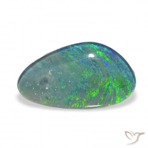 3.35ct Multicolorido Opala Triplet, Chique, Opaco