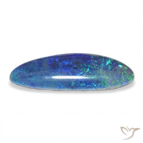 Opala Triplet Multicolorido Natural 7.40ct, Chique, Opaco