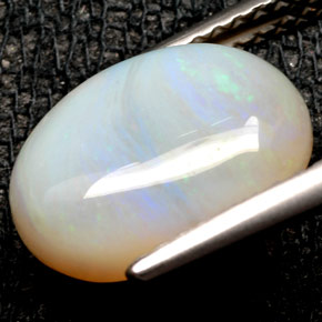 Opala multicolorido natural 2,76ct, transparente, transparente/translúcido