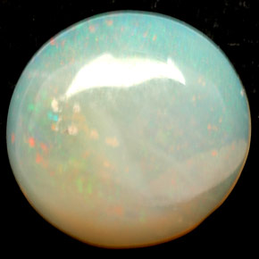 Opala multicolorido natural 1,88ct, transparente, transparente/translúcido