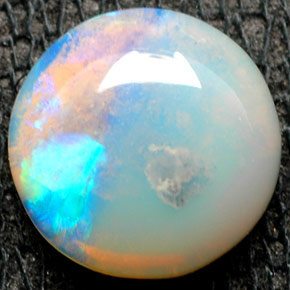Opala multicolorido natural 1,11ct, transparente, transparente/translúcido