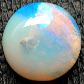 Opala multicolorido natural 1,11ct, transparente, transparente/translúcido