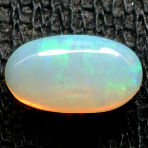 Opala multicolorido natural 0,63ct, transparente, transparente/translúcido