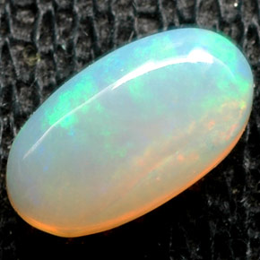 Opala multicolorido natural 0,63ct, transparente, transparente/translúcido