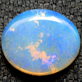 Opala multicolorido natural 1,54ct, transparente, transparente/translúcido