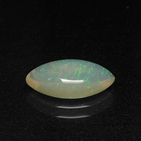 Opala multicolorido natural 1,31ct, marquise, transparente