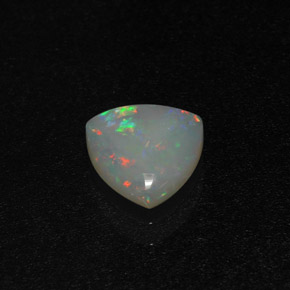 Opala multicolorido natural 0,64ct, trillion, translúcido
