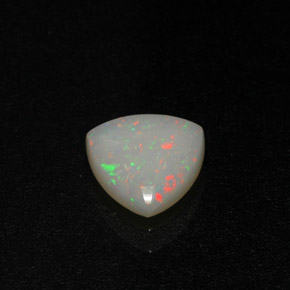 Opala multicolorido natural 0,58ct, transparente, transparente/translúcido
