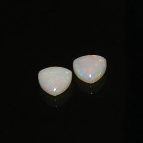 Pedras preciosas de opala multicolorido natural de  ct, transparente, transparente/translúcido
