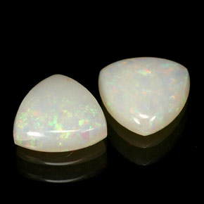Pedras preciosas de opala multicolorido natural de  ct, transparente, transparente/translúcido