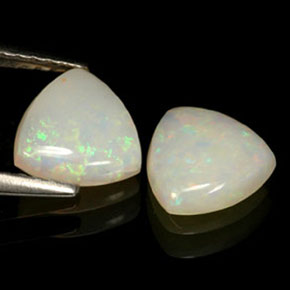 Pedras preciosas de opala multicolorido natural de  ct, transparente, transparente/translúcido