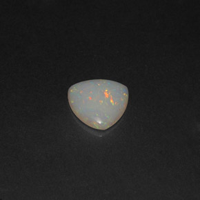 Opala multicolorido natural 0,46ct, transparente, transparente/translúcido