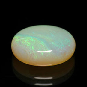 Opala multicolorido natural 5,47ct, transparente, transparente/translúcido