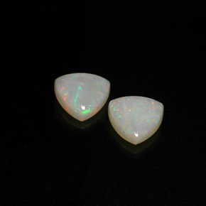 Pedras preciosas de opala multicolorido natural de  ct, transparente, transparente/translúcido
