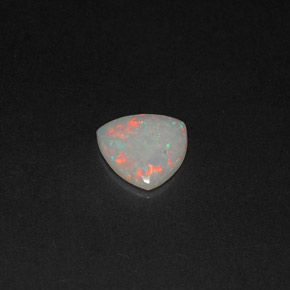 Opala multicolorido natural 0,45ct, transparente, transparente/translúcido