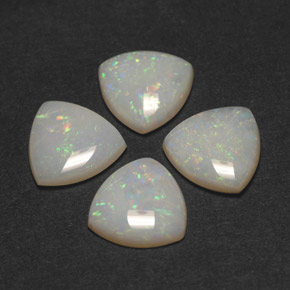 Pedras preciosas de opala multicolorido natural de  ct, transparente, transparente/translúcido