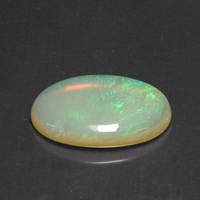 Opala multicolorido natural 5,49ct, transparente, transparente/translúcido