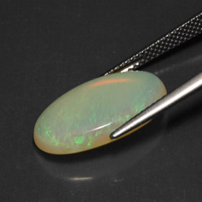 Opala multicolorido natural 5,49ct, transparente, transparente/translúcido