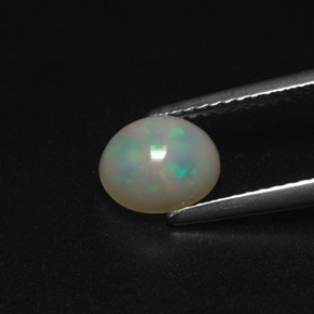 Opala multicolorido natural 0,94ct, transparente, transparente/translúcido