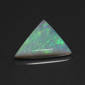 Opala multicolorido natural 3,97ct, trillion, translúcido