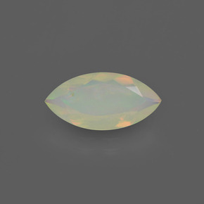 Opala multicolorido natural 1,60ct, marquise, translúcido