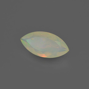 Opala multicolorido natural 1,60ct, marquise, translúcido