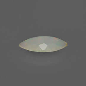 Opala multicolorido natural 1,60ct, marquise, translúcido