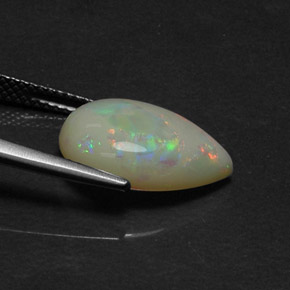 Opala multicolorido natural 4,17ct, transparente, transparente/translúcido
