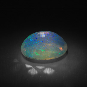Opala multicolorido natural 1,35ct, transparente, transparente/translúcido
