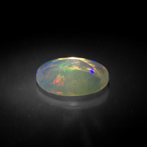 Opala multicolorido natural 1,31ct, transparente, transparente/translúcido