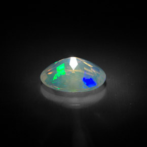 Opala multicolorido natural 1,20ct, transparente, transparente/translúcido