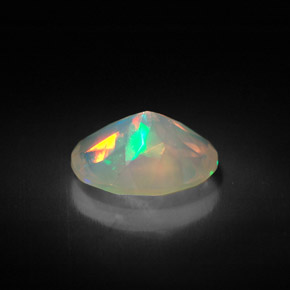 Opala multicolorido natural 1,35ct, transparente, transparente/translúcido